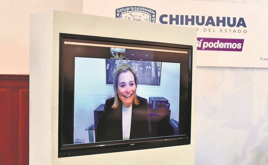 La ahora gobernadora Maru Campos fue vinculada a proceso por el caso de la llamada Nómina secreta. Foto: Especial.