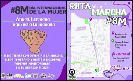 Preparan marcha separatista para este 8M en Sonora