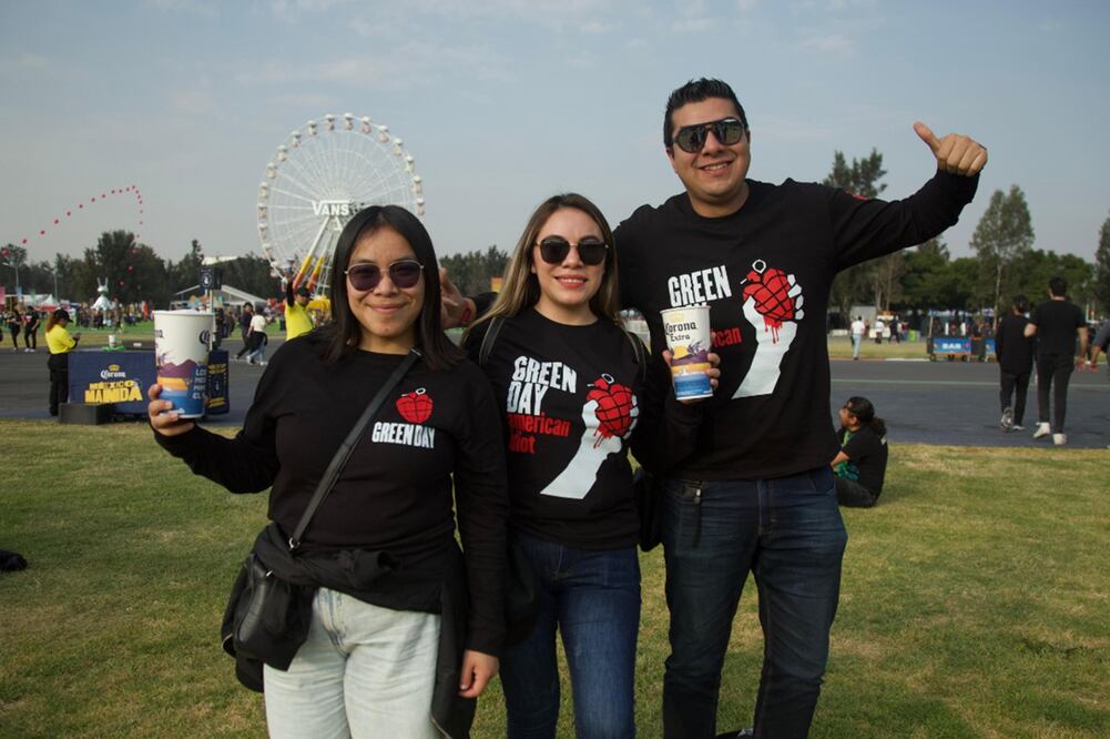 Fans de Green Day llegan al Corona Capital.
Foto: EL UNIVERSAL / Yaretzy M. Osnaya