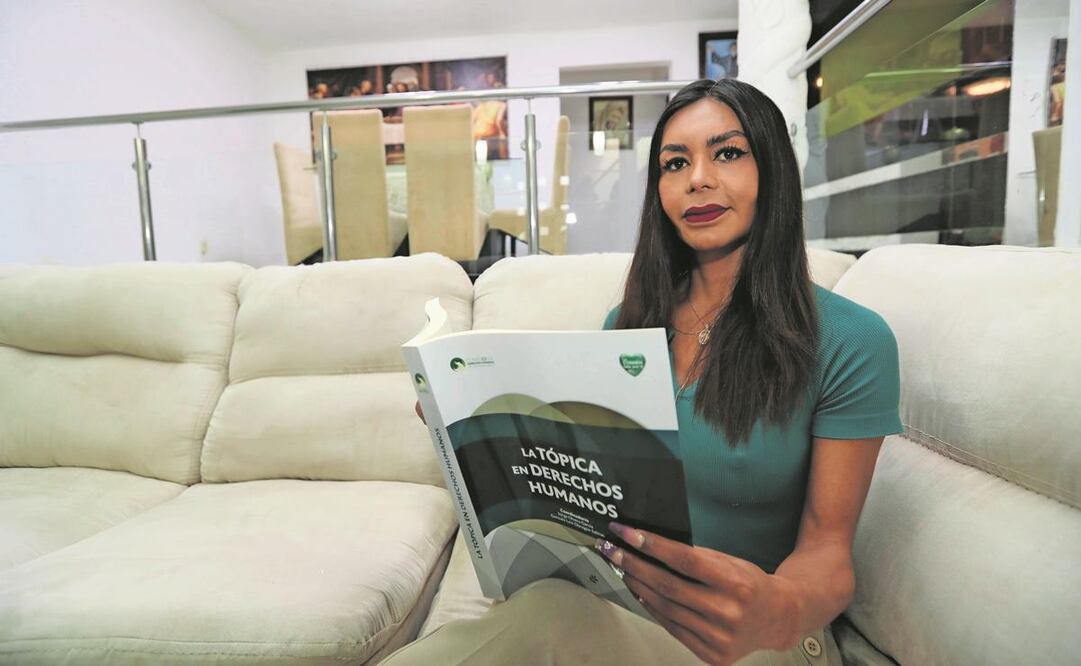 Tania estudia la preparatoria y se ha especializado en materia de derechos humanos, esto la impulsó a una candidatura de Movimiento Ciudadano para diputación federal en 2021, aunque perdió. Fotos: Jorge Alvarado/ EL UNIVERSAL.