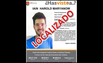 Localizan a turista norteamericano reportado como desaparecido en Chiapas