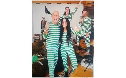 Demi Moore y Bruce Willis pasan juntos la cuarentena en familia