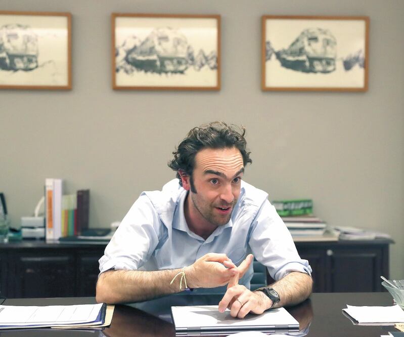 Andrés Lajous, secretario de Movilidad de la CDMX. Foto: Valente Rosas. EL UNIVERSAL