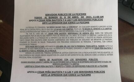 Convocan a manifestación para exigir liberación de policía del MP 