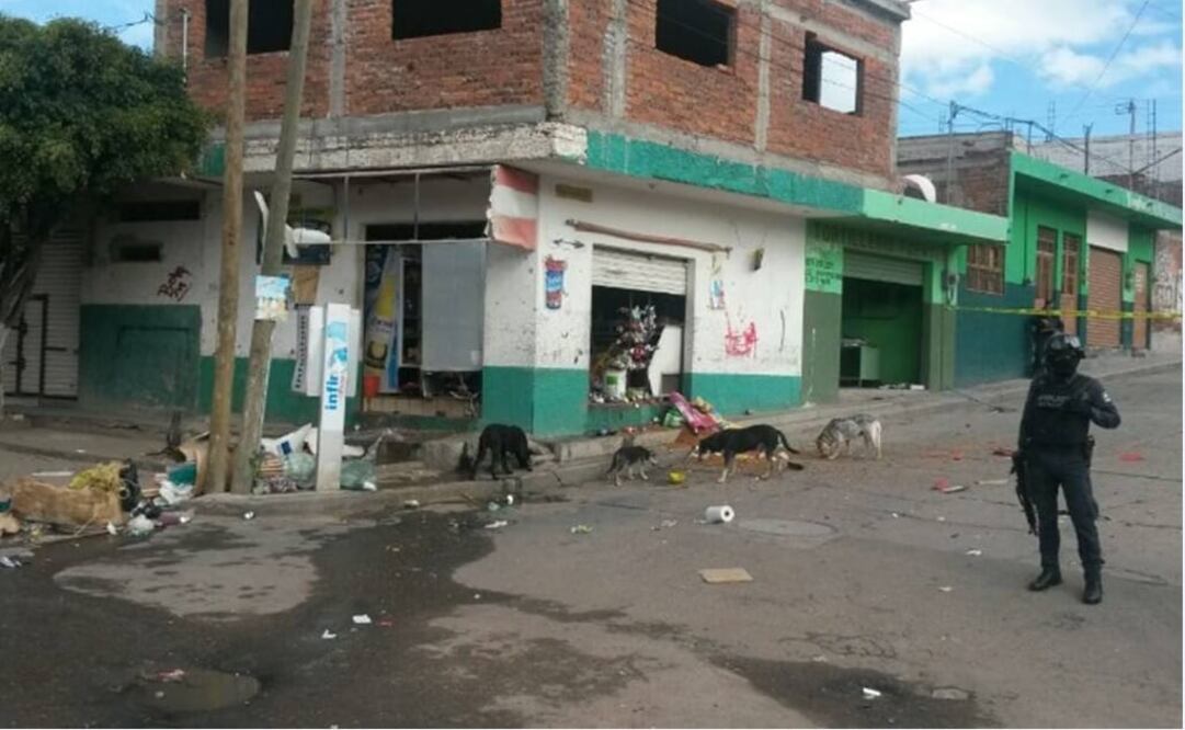El ataque fue al negocio ubicado en la esquina de calle Bugambilias y avenida Las Margaritas. /Especial