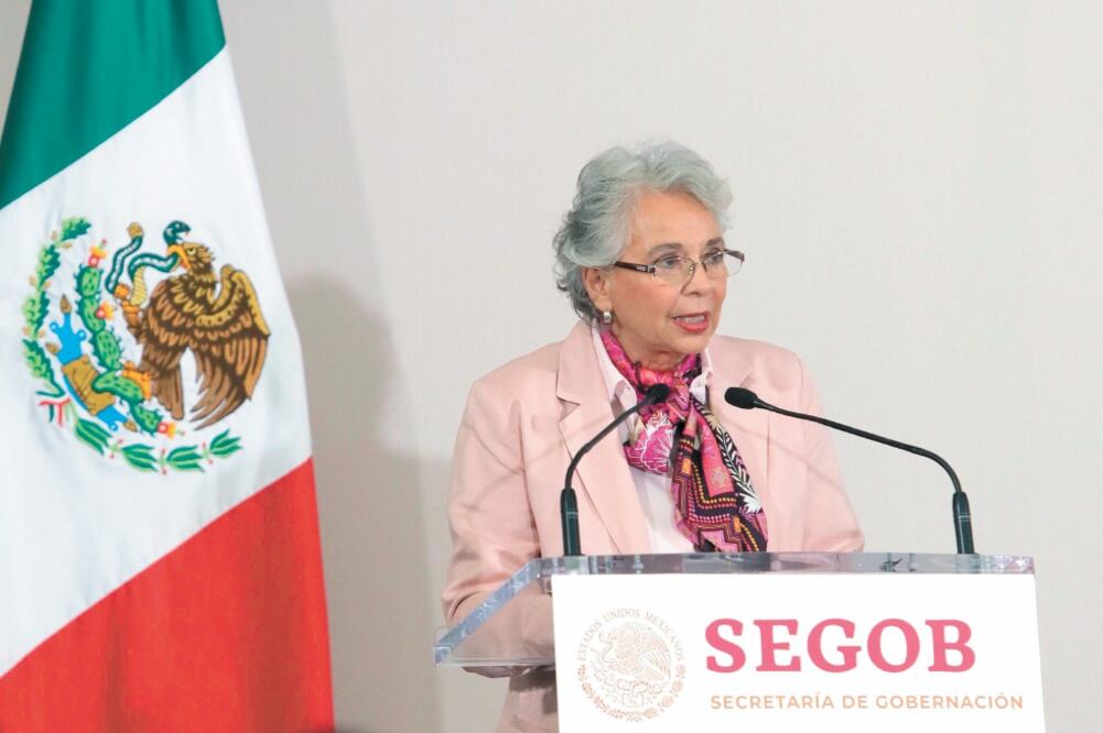 La secretaria de Gobernación, Olga Sánchez Cordero, detalló que hasta el momento les han hecho llegar 40 mil solicitudes de refugio. Foto: EFE