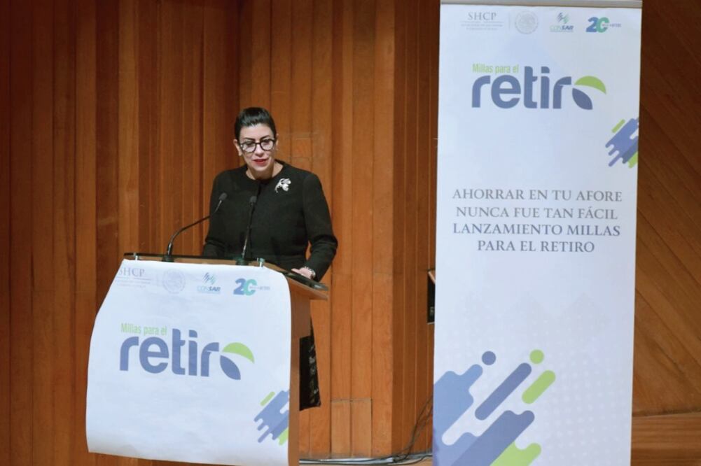Durante el lanzamiento de Millas para el Retiro, la subsecretaria de Hacienda, Vanessa Rubio, dijo que se ha avanzado en la implementación de esquemas de ahorro voluntario en el país (CORTESÍA)