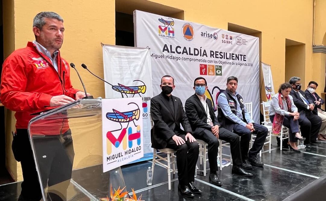 El alcalde de Miguel Hidalgo, Mauricio Tabe Echartea, celebró su registro a la iniciativa global “Desarrollando Ciudades Resilientes 2030”. Fotos: ESPECIAL