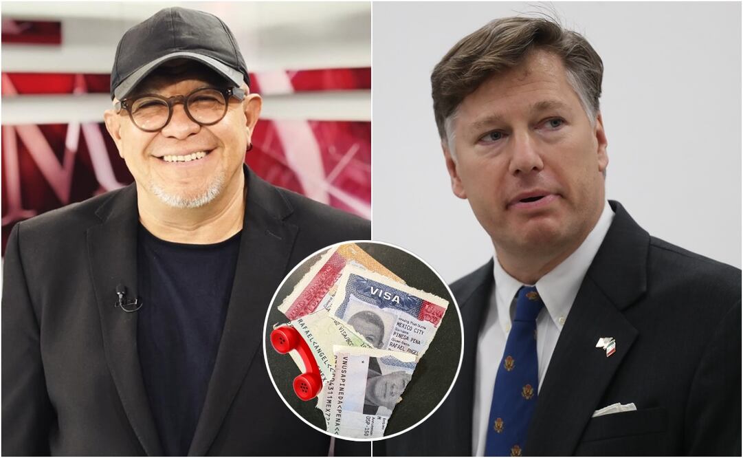 El monero “Rapé” compartió una imagen de su visa destrozada, como apoyo a la morenista. Foto: Instagram y Germán Espinosa. EL UNIVERSAL