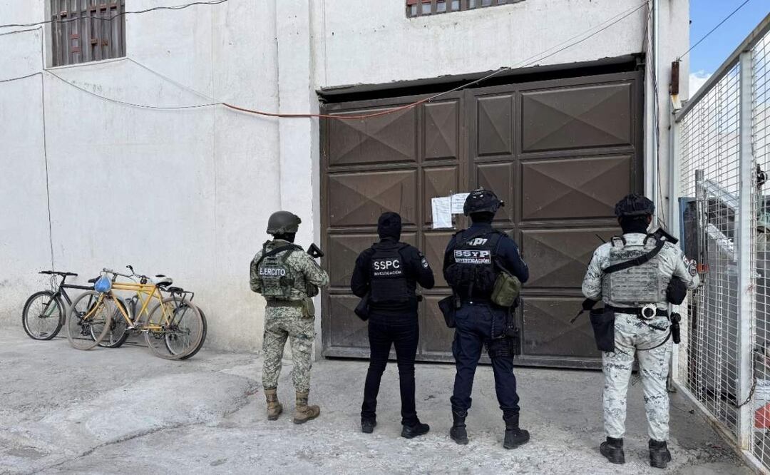 El centro de venta y distribución de drogas se localizó en una casa de la colonia Fracciones de San Juan Bautista, en León, Guanajuato (12/06/2025). Foto: Especial