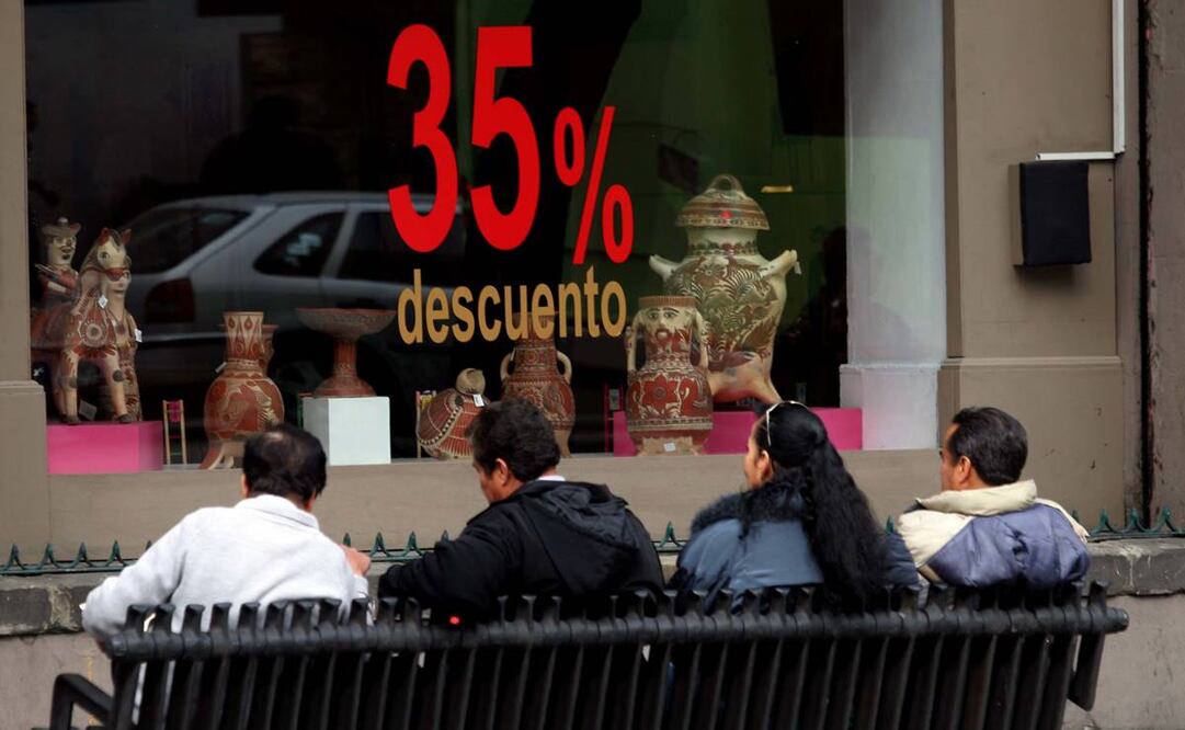 Rebajas en tiendas. Foto: Archivo EL UNIVERSAL