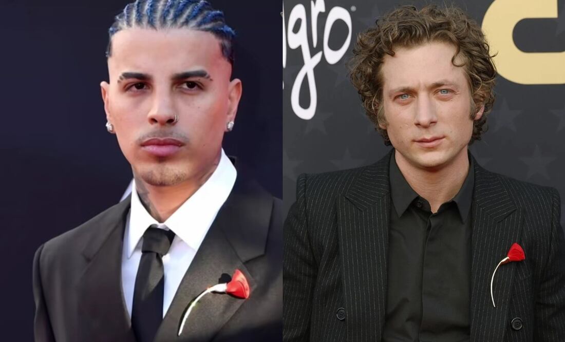 Rauw Alejandro y Jeremy Allen. Foto: Tomada de redes