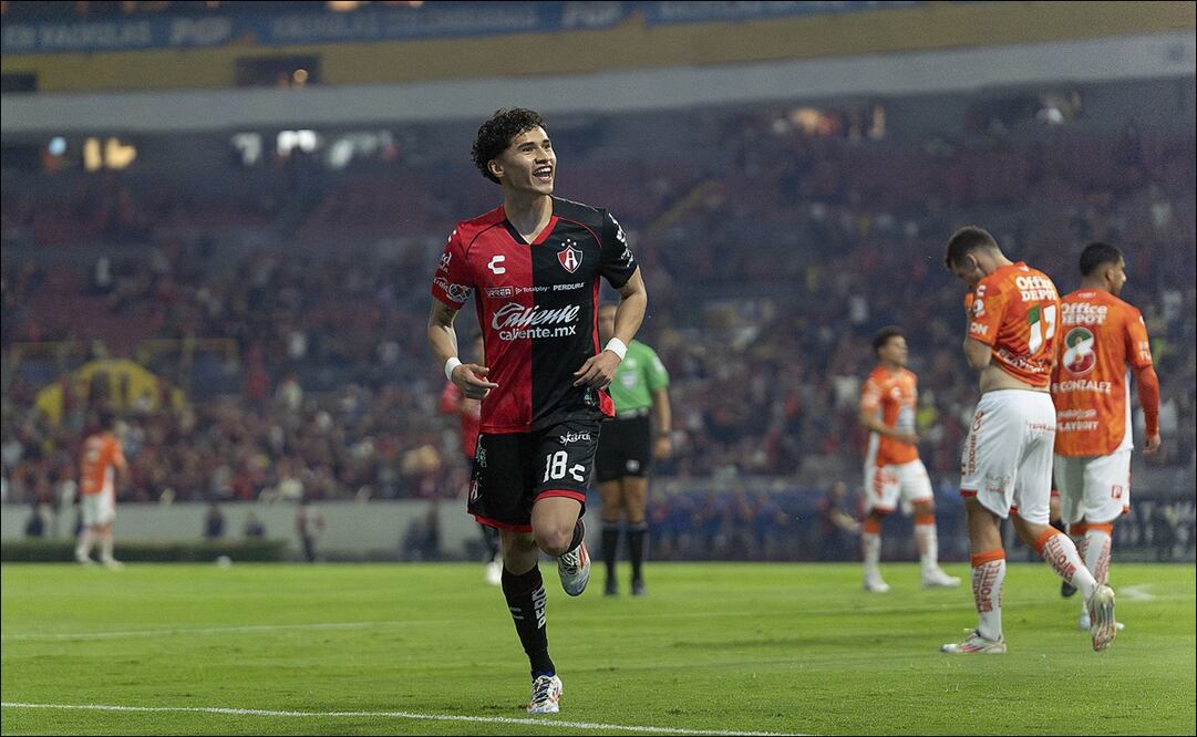 Jeremy Márquez festeja su gol ante Pachuca / Foto: Imago7
