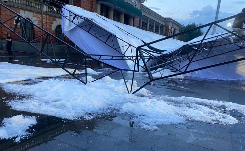 Explanada municipal de Tlalnepantla. Foto: Especial