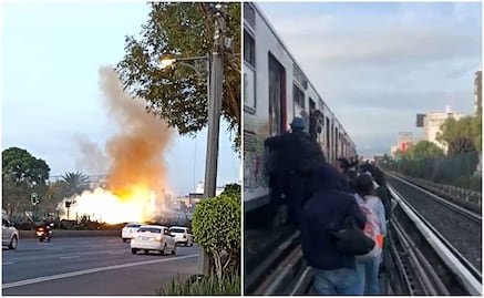 Por corto circuito, rescatan a usuarios de vagones en la Línea 2 del Metro