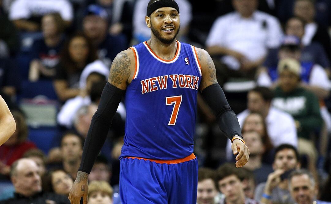 Carmelo Anthony en su etapa con los New York Knicks / Foto: AP