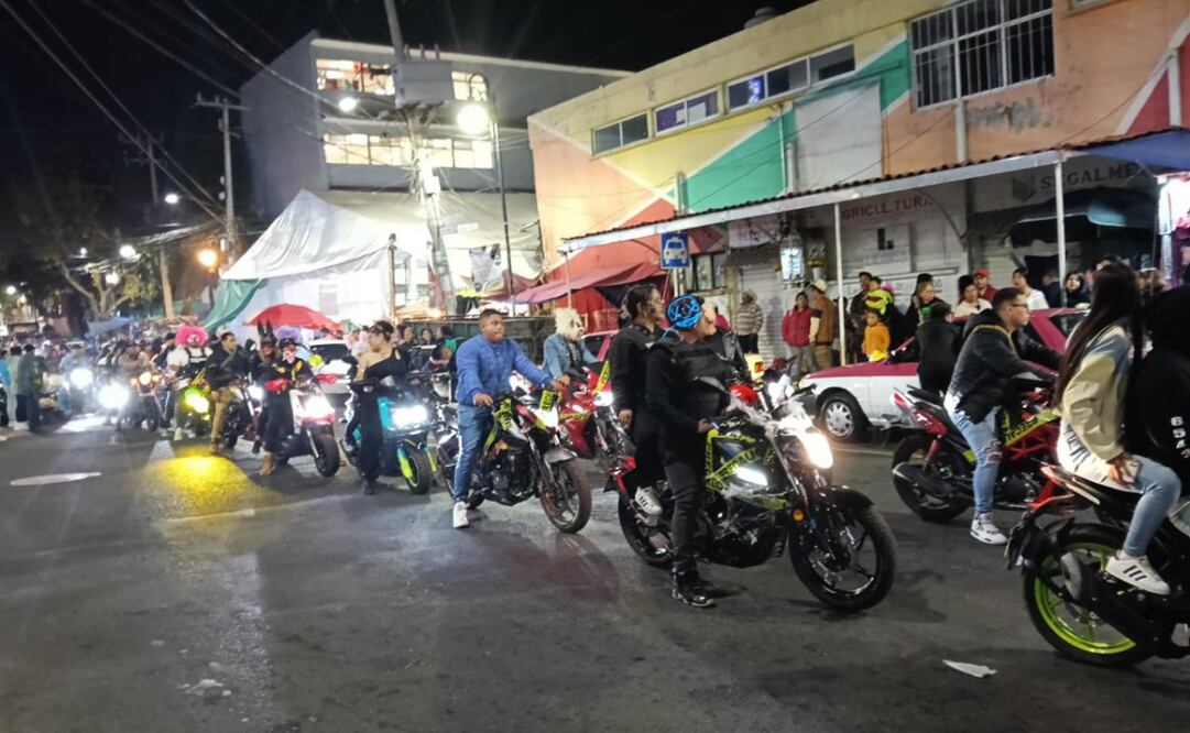 Rodada del Terror CDMX 2024 (31/10/2024). Fotos: Juan Carlos Williams / EL UNIVERSAL