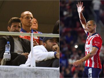 El eufórico festejo de Chicharito Hernández en el gol de las Chivas contra Toluca
