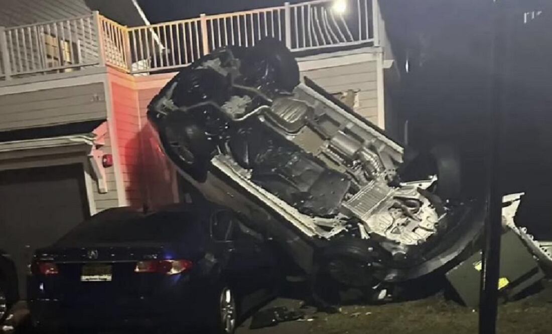 La policía grabó el operativo. FOTO: Policía de Verona y North Caldwell.