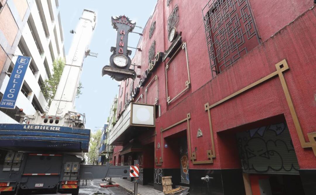 El Palacio Chino era uno de los últimos sobrevivientes de los grandes cines que abundaron en la capital entre los años 30, 40 y 60 del siglo pasado  FOTO: BERENICE FREGOSO / EL UNIVERSAL