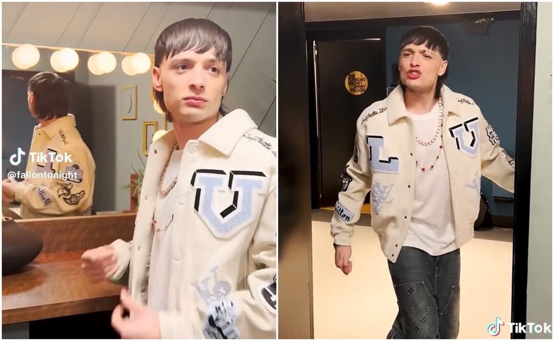 Peso Pluma. Foto: Capturas de TikTok @FallonTonight