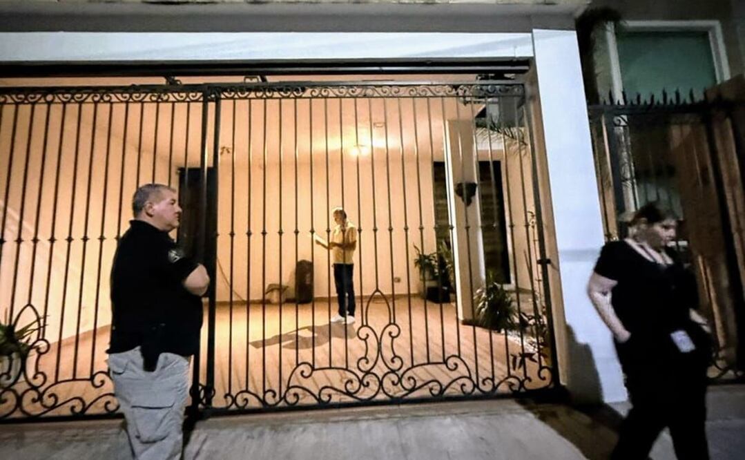 El operativo se realizó en la vivienda ubicada sobre la calle Jade, en la colonia Cuauhtémoc, en San Nicolás de los Garza. Foto: Especial