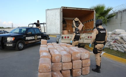 Aseguran casi una tonelada de marihuana en NL; hay un detenido