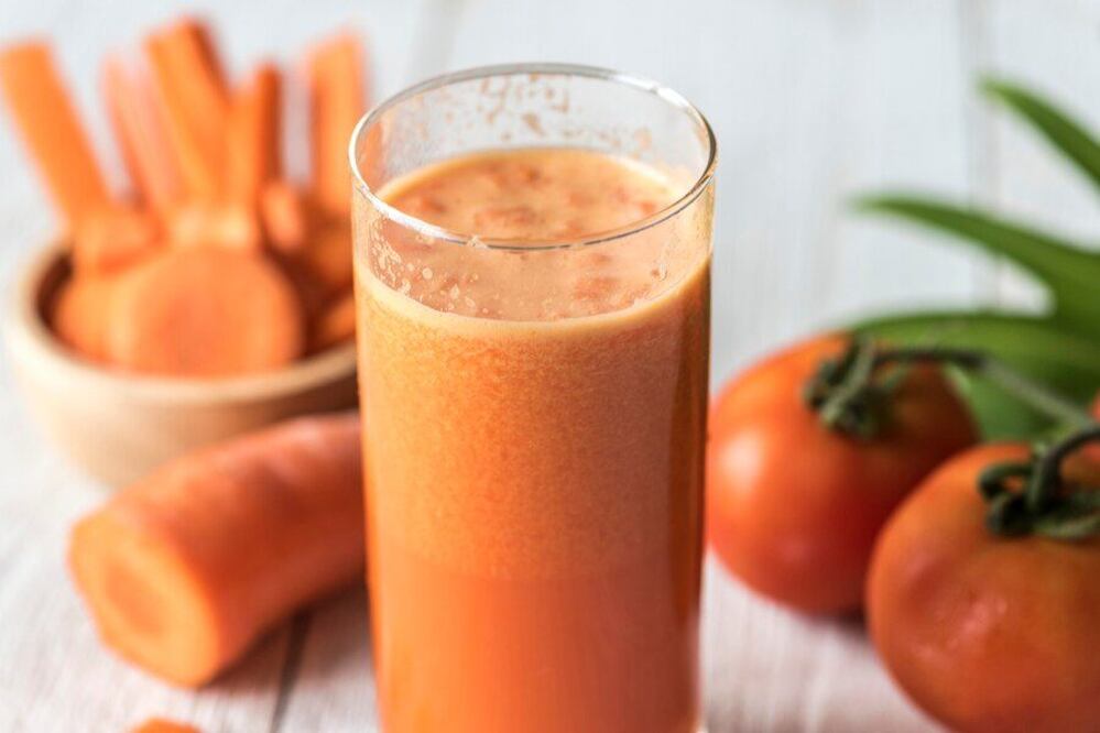 Jugo de zanahoria | Fuente: Freepik.