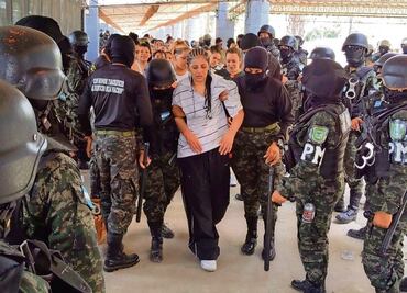 Militares trasladan a mil 628 pandilleros a dos cárceles de máxima seguridad en Honduras