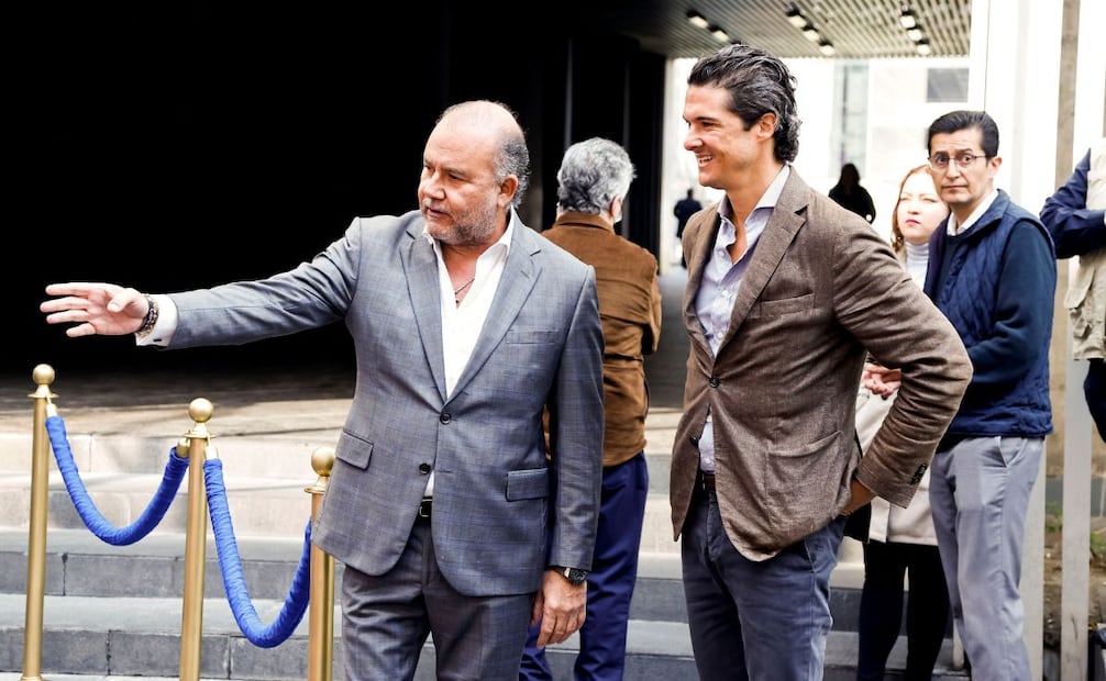 Alberto Slim y Oscar Salgado. Foto: Jaime Martin.