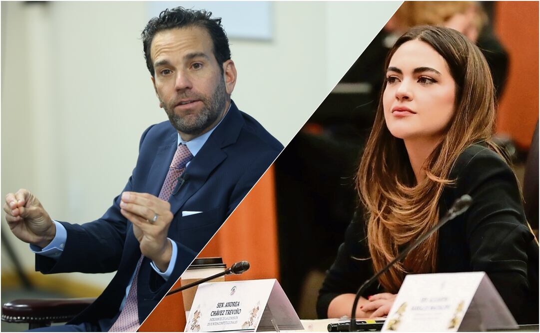 Carlos Loret de Mola y Andrea Chavez se enfrentan por señalamientos de financiamiento de campaña anticipada. Foto: Fernanda Rojas / EL UNIVERSAL