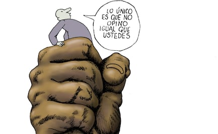 Toda la maquinaria contra quien no opina igual