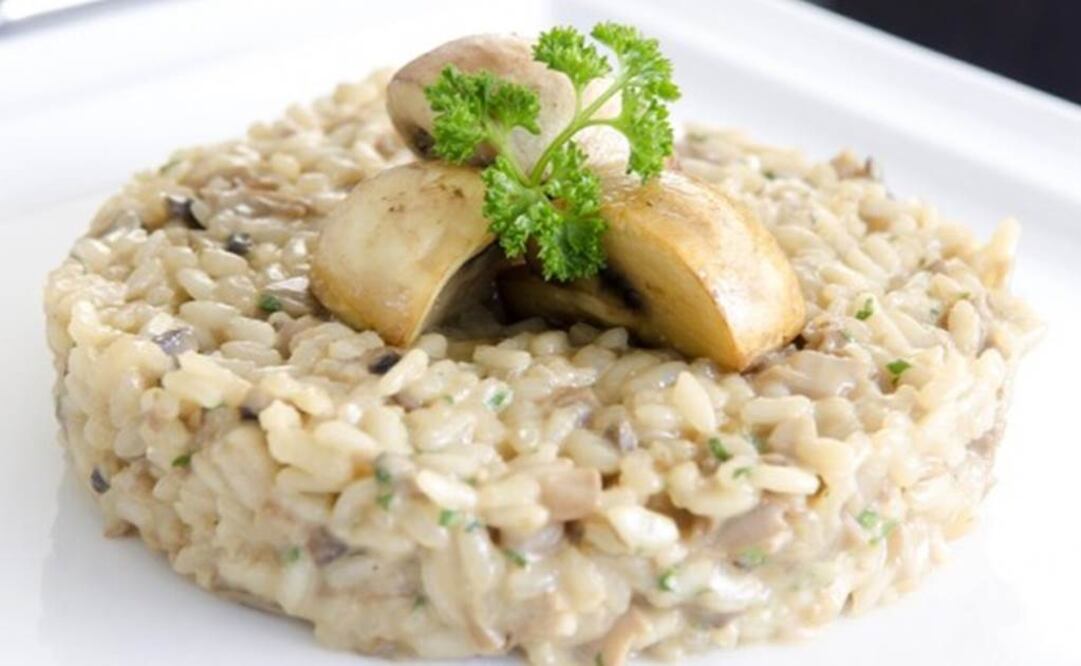 Risotto emulsionado con queso blanco y muzzarella