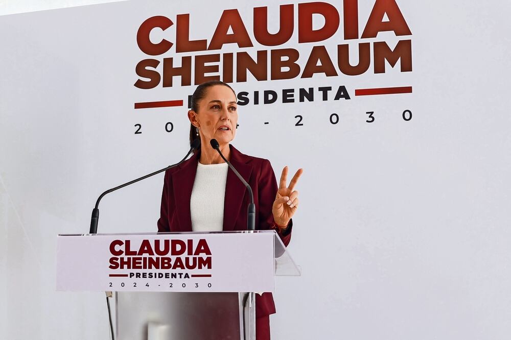 La virtual presidenta electa de México destacó que no existe ninguna declaración de Estados Unidos en contra de la reforma al sistema judicial. Foto. de Hugo Salvador. El Universal