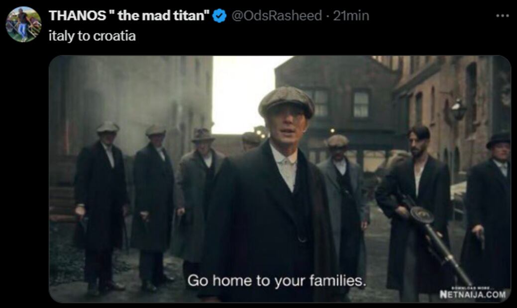 Los mejores memes del empate entre Italia y Croacia