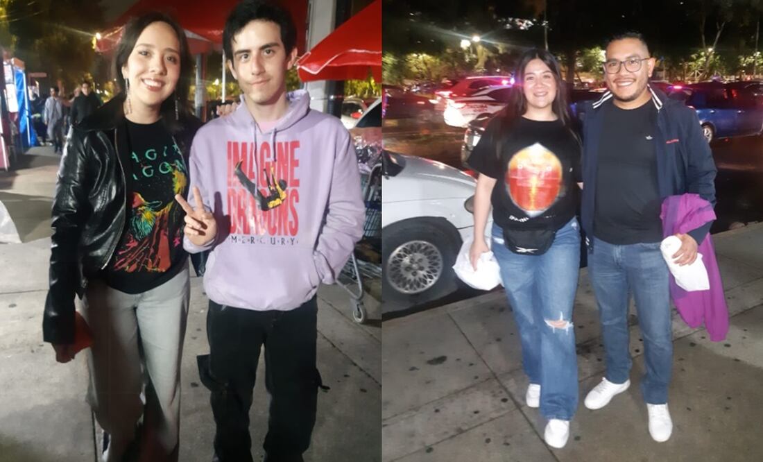 La lluvia no calmó el entusiasmo de los fanáticos, previo al concierto de Imagine Dragons. Foto: David Lira/EL UNIVERSAL.