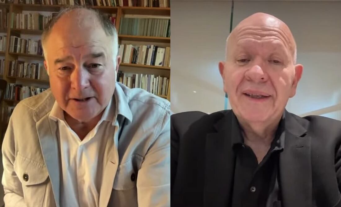 Héctor de Mauleón y Raymundo Riva Palacio en Con los de Casa. Foto: Captura