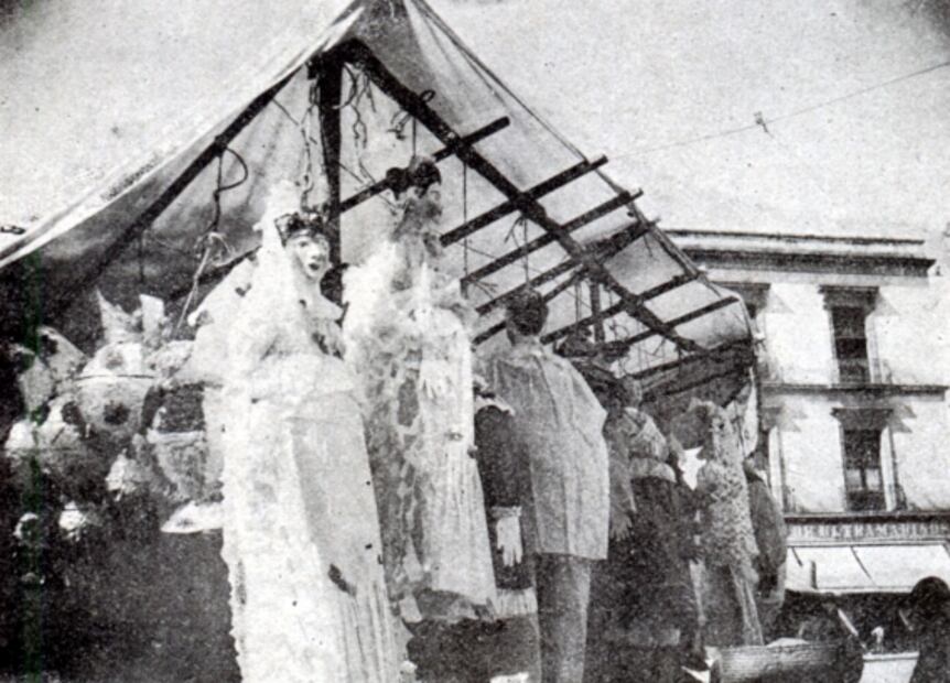 Cuando se daba de comer en diciembre en la Alameda