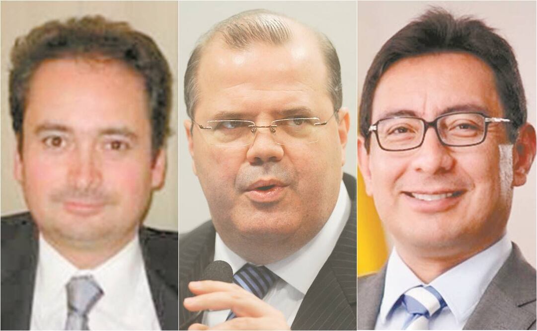 De izquierda a derecha: Héctor Villareal, director de CIEP; Alexander Tombini, eepresentante en jefe de la Oficina de las Américas del BIS; y Mauricio Olivera, Presidente de 2013 a 2017 de Colpensiones, de Colombia. Fotos: Especiales