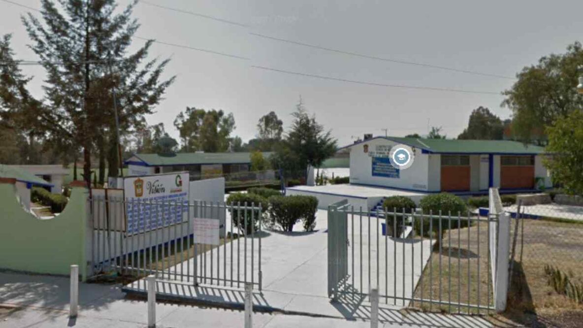 Secundaria Oficial 0518 Anexa a la Normal ubicada en Teotihuacán. Foto: Google maps