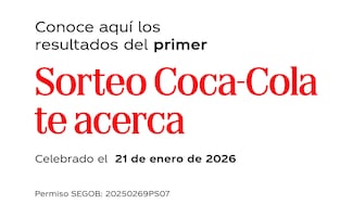 Sorteo Coca-Cola te acerca SEMANA 1