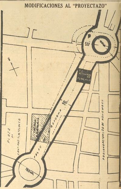 El lado olvidado y devastado de Reforma