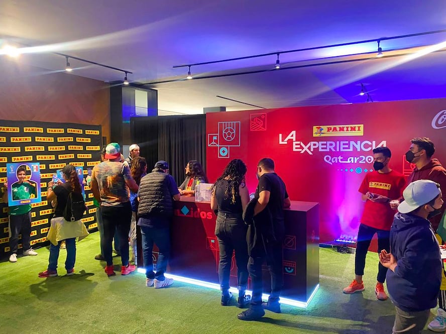 Es un espacio dedicado a los álbumes de las Copas del Mundo. Fotos: Facebook (Panini Sport Mx)