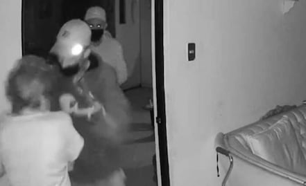 VIDEO: Hombres armados se meten a casa, golpean y asaltan a abuelita en SLP