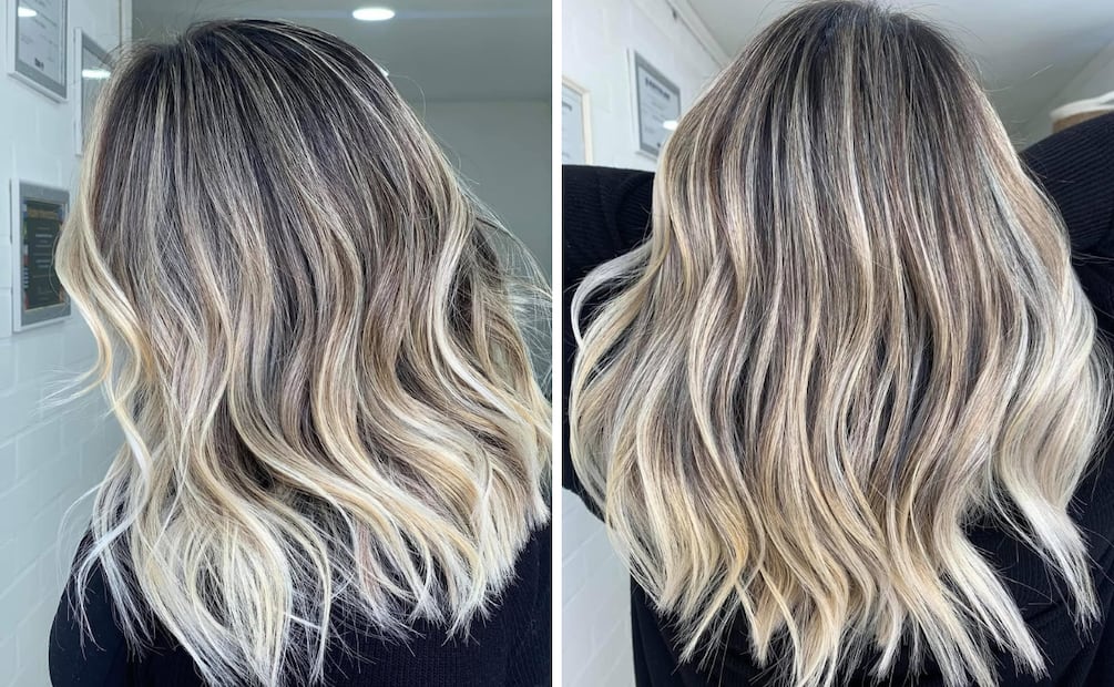 Babylights para ocultar las canas. Foto: Instagram @jorgegomezestudiohair