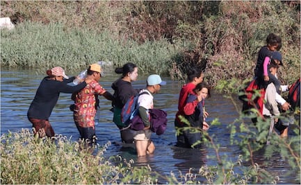 Mil 500 migrantes varados en Ahumada llegan a Ciudad Juárez para entregarse a EU