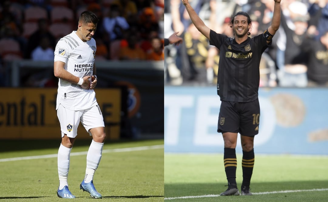 Javier Hernández y Carlos Vela. Foto: Especial