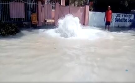 Fuga de agua en Yucatán afecta a 52 mil familias