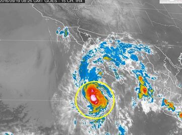 Paine se intensifica a huracán categoría 1