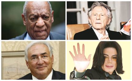 Cinco celebridades acusadas de delitos sexuales